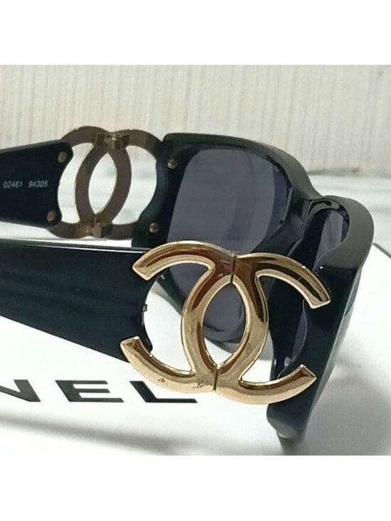 Chanel Sunglasses Black CC Logo GD Exclusive Case Eyewear main image 8